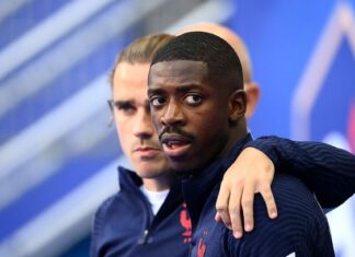 Dembele arrives in Barcelona to renew his contract