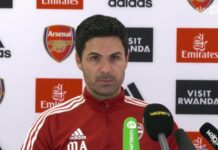 What Arteta said after Arsenal Dropped 3 points against Everton in the Title Race