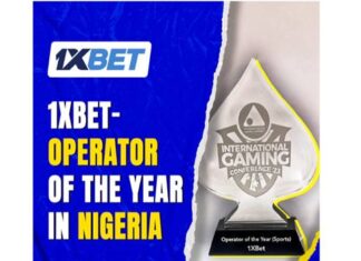 1xBet became the Operator of the Year in sport betting in Nigeria
